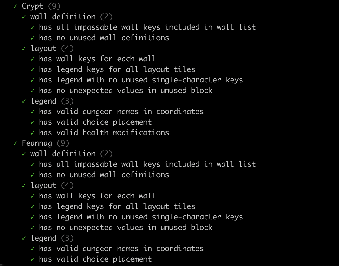 unit test screenshot